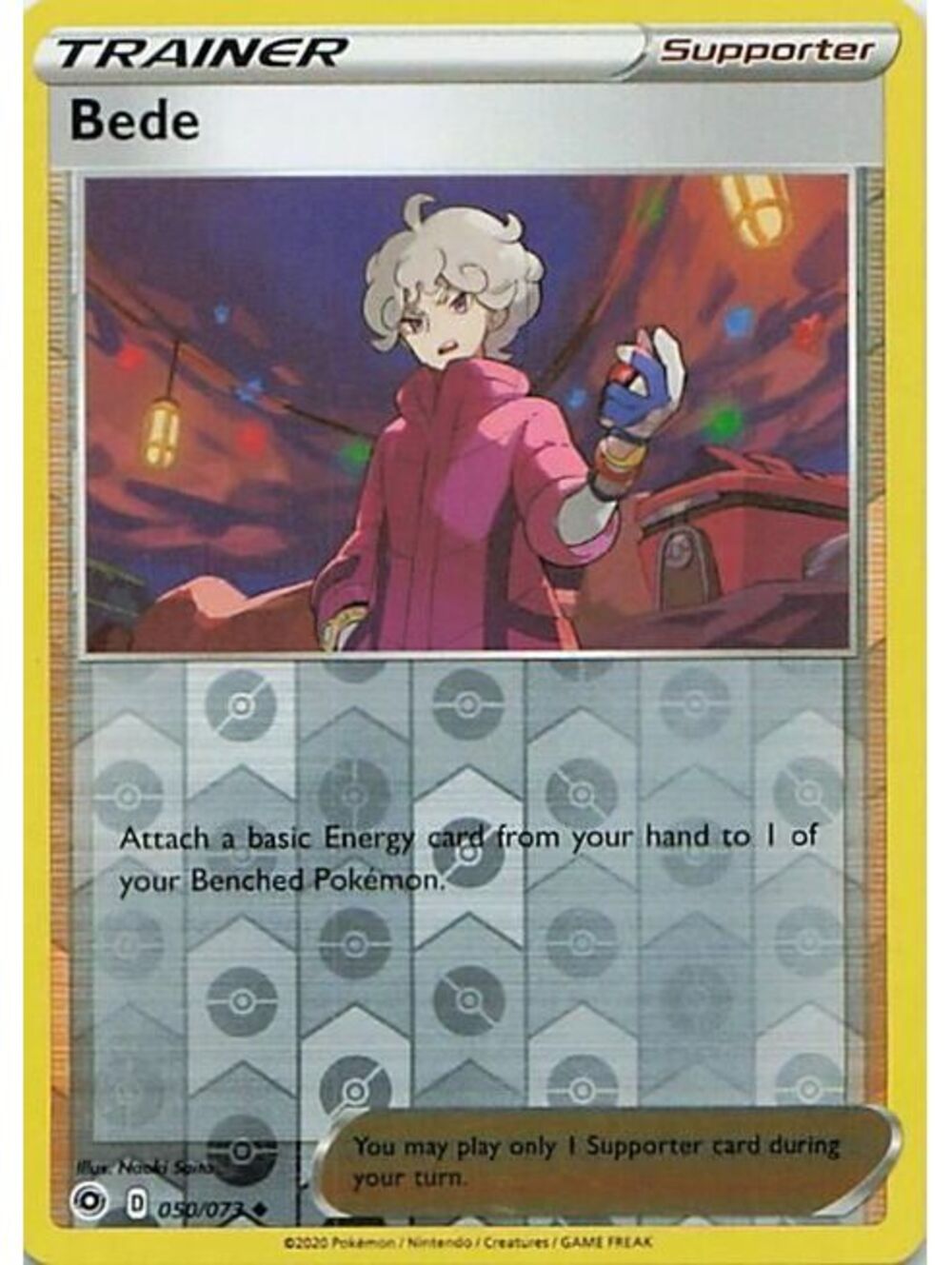 Pokemon TCG 2020 Bede NM CHP